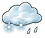 Bruine intermittente ou pluie